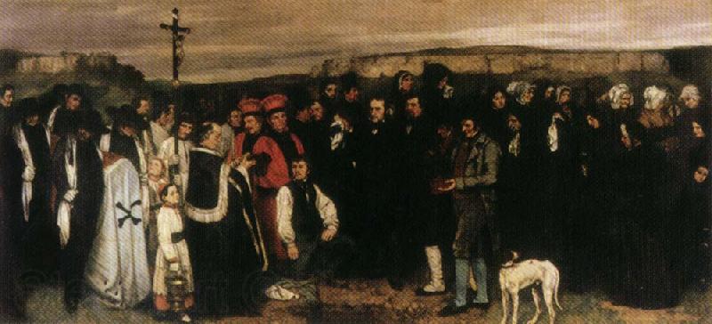 Gustave Courbet The Burial at Ornans France oil painting art